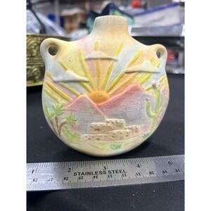 Vintage Navajo American Native Vase Mountain Village